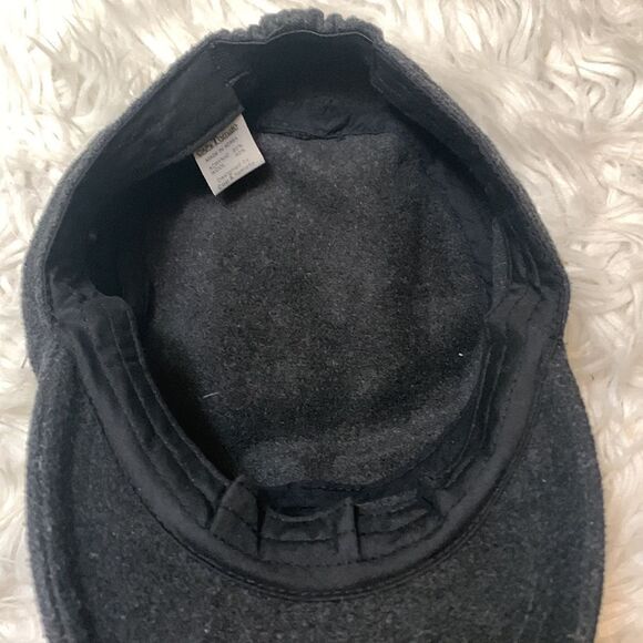 🟢3 for $20——CAP & Tomato wool blend flat top hat baseball hat gray with inset - Picture 8 of 9
